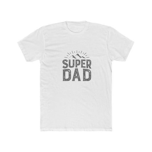 Super Dad (Father) Men's Cotton Crew Tee