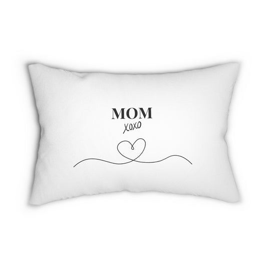 Mother's Day (Mom) Spun Polyester Lumbar Pillow