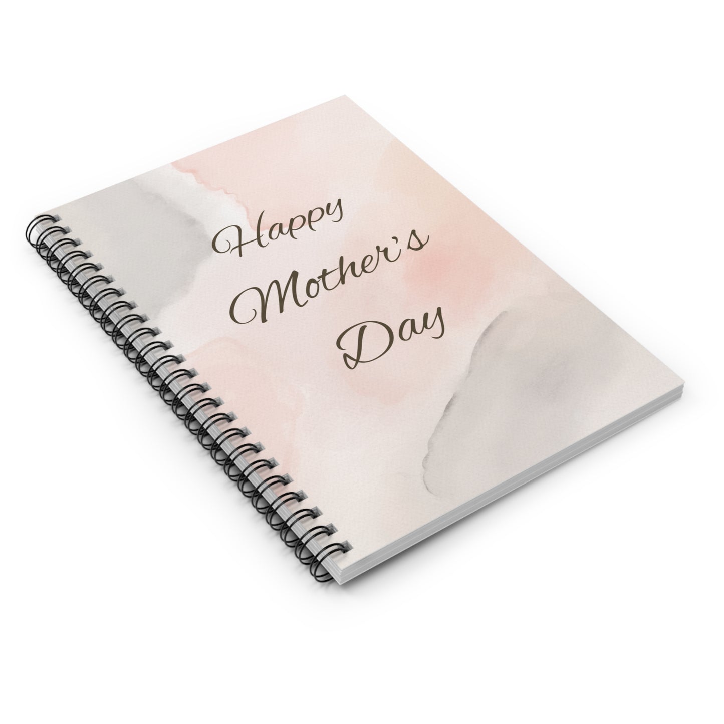 Happy Mother's Day Spiral Notebook - Ruled Line